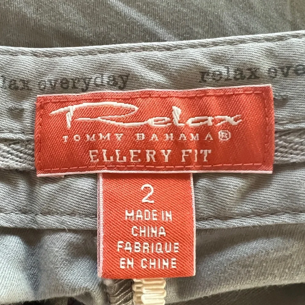 Tommy Bahama Relax Ellery Fit Gray Cropped pant. Women’s Size 2 - Picture 11 of 12